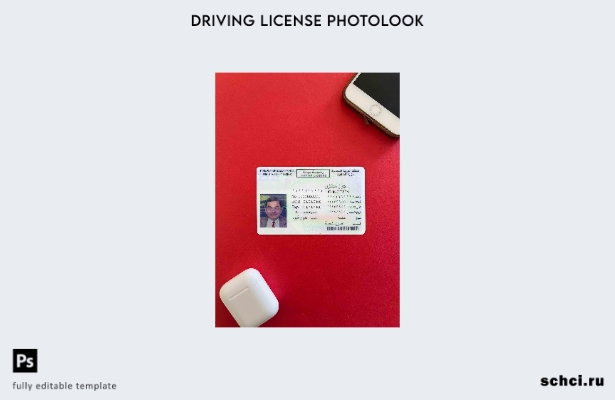 цифровая загрузка шаблона FRONT для Саудовской Аравии DL Photolook
